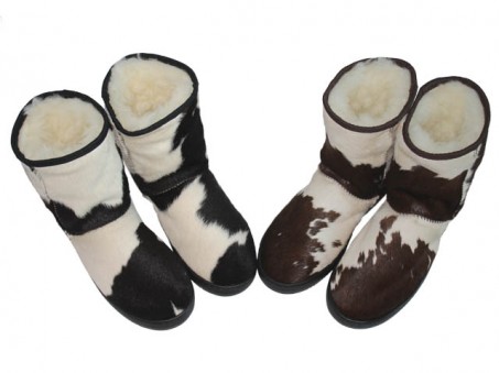 cow skin uggs